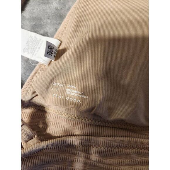 Aerie by American Eagle Size S Tan Triangle Bralette Bra - Picture 3 of 3